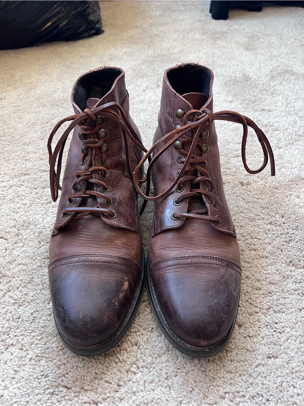 Men's Brown Leather Chukka Lace-Up Boots
